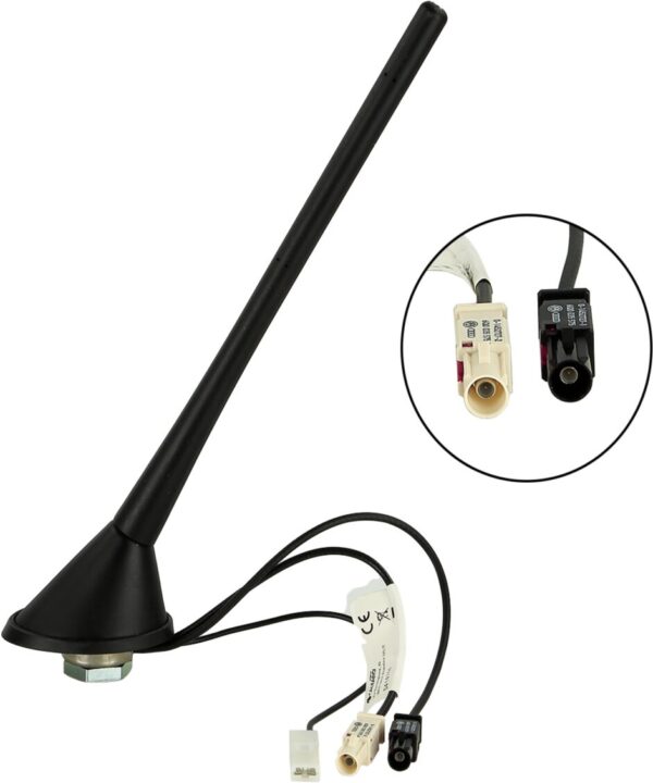 Calearo 16V combi Antenne Dakantenne AM / FM DAB / DAB + 60 ° helling 12V extern - Afbeelding 1