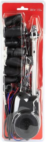 ACV Electrische telescoop antenne AM/FM voor spatscherm - Chroom - Afbeelding 2