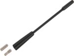 Antenne spriet flexibel 14cm AM/FM, met M5 en M6 verloopjes