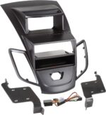 2-DIN Paneel Inbay® Ford Fiesta (display) 2008-2013 Kleur:Zwart