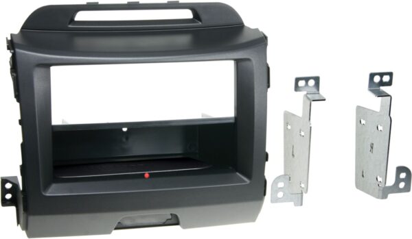 2-DIN Paneel Inbay® Kia Sportage 2010-2019 Kleur: Zwart - Afbeelding 1