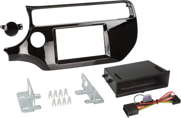 2-DIN Paneel Inbay® Kia Rio 2015-2019 Kleur: Piano Zwart - Afbeelding 1