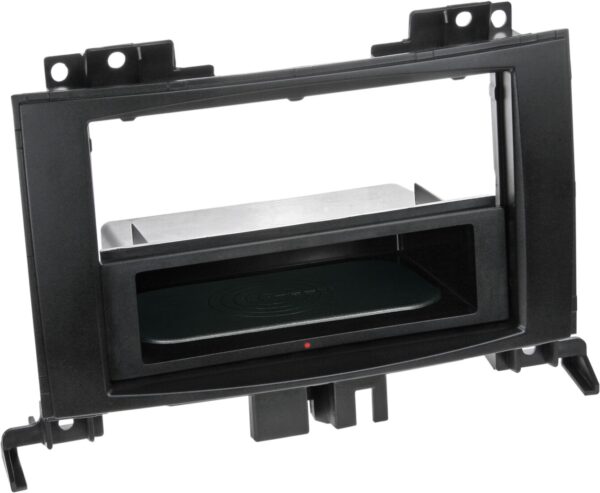 RT 2-DIN Radio Paneel Inbay® Mercedes Benz  Sprinter - Volkswagen Crafter Zwart - Afbeelding 1