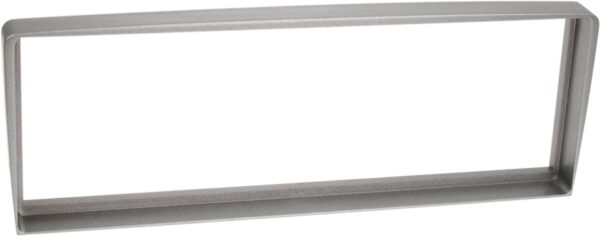 1-DIN Paneel Alfa Romeo 156(Type 932 facelift)1997-2006/ (Crosswagon Q4) 932)2004-2007 Kleur: Zilver - Afbeelding 1