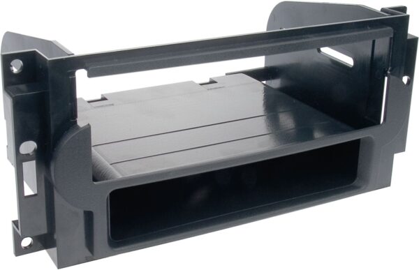 1-DIN Paneel met aflegbakje. Chrysler - Jeep - Dodge Kleur: Zwart - Afbeelding 1
