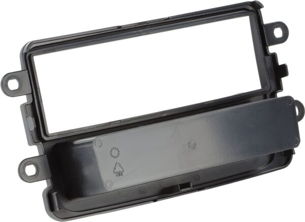 1-DIN Paneel met aflegbakje. Dacia - Opel - Nissan - Renault - Fiat Kleur: Donkergrijs - Afbeelding 2