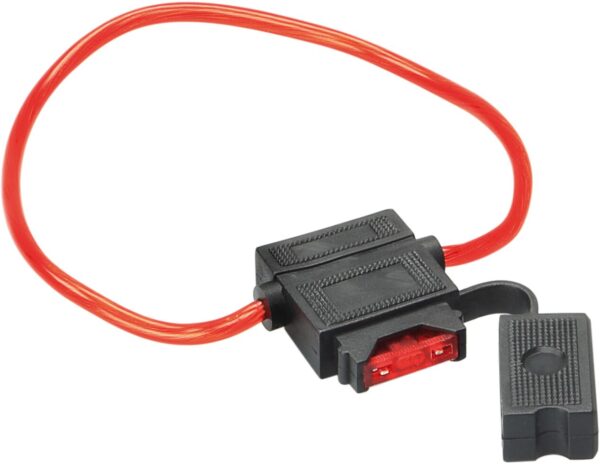 ATC zekeringhouder 10 A fuse/30 cm cable red - Afbeelding 1