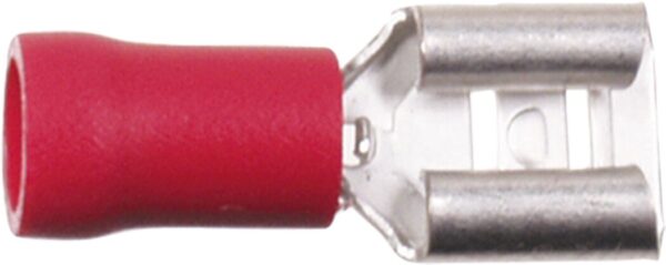 Vlakstekker Rood 0.5 - 1.0 mm² / Breedte 4.8mm (100 stuks) - Afbeelding 1