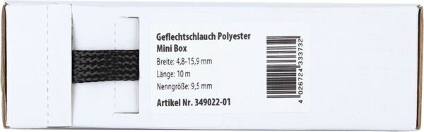 Gevlochten Kabelbescherming Mini Box 4.8 - 15.9 mm / Lengte10 meter - Afbeelding 1