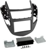2-DIN Paneel met aflegvak Chevrolet Trax 2013-2017 zwart