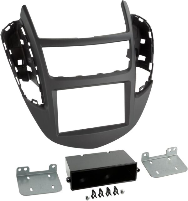 2-DIN Paneel met aflegvak Chevrolet Trax 2013-2017 zwart - Afbeelding 1