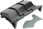 2-DIN Paneel Volkswagen up! / Seat Mii / Skoda Citigo 2011-2016  Kleur: Piano zwart - Afbeelding 2