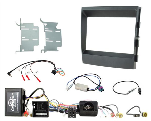 2-DIN Paneel Kit Porsche Panamera 2009-2016 S.W.I./Amp MOST zwart - Afbeelding 1