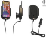 Apple iPhone 12 Mini Qi Wireless  Actieve verstelbare houder met 12V USB plug