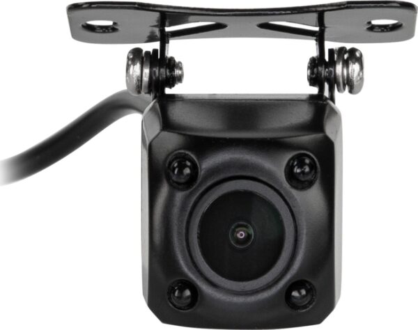 Mini achteruitrij camera universeel zwart NTSC met beeldlijnen,spiegelfunctie en nachtzichtfunctie - Afbeelding 1