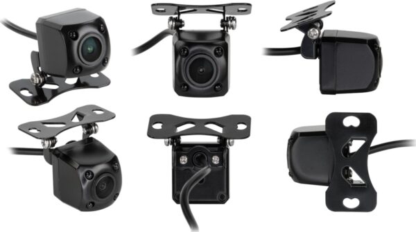 Mini achteruitrij camera universeel zwart NTSC met beeldlijnen,spiegelfunctie en nachtzichtfunctie - Afbeelding 2