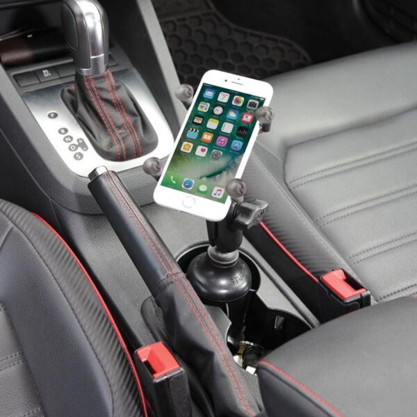 RAM® X-Grip® Large Phone Mount with RAM® Stubby™ Cup Holder Base - Afbeelding 2