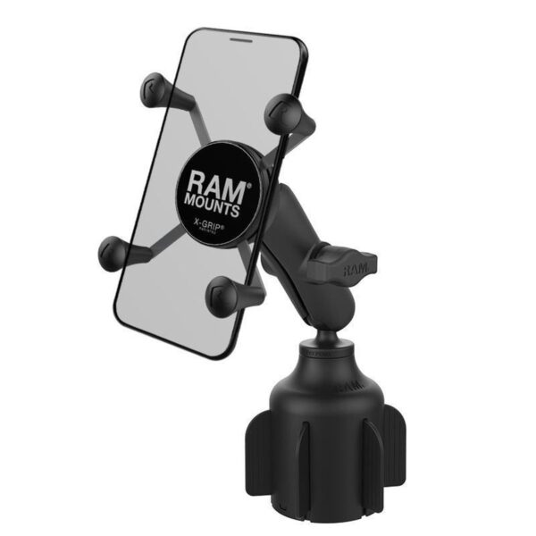 RAM® X-Grip® Large Phone Mount with RAM® Stubby™ Cup Holder Base - Afbeelding 1