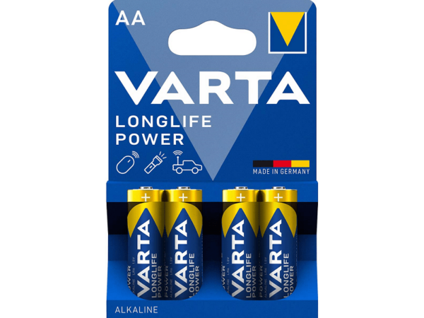 LR6 VARTA LONGLIFE POWER (4x in blister) 4906 penlite AA - Afbeelding 1