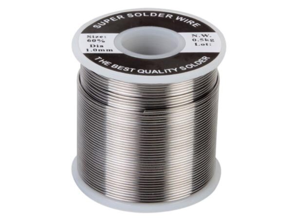Soldeertin 1 mm, 500 gr, spoel - Afbeelding 1