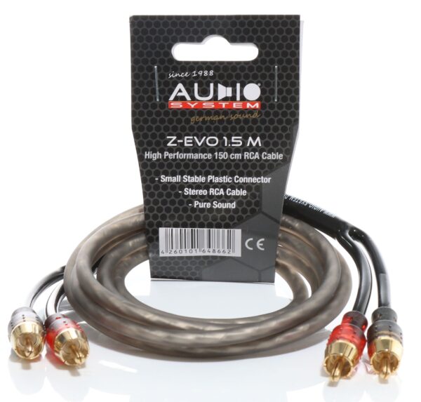AUDIO SYSTEM HIGH-PERFORMANCE RCA-KABEL 1500mm cinch-kabel - Afbeelding 1