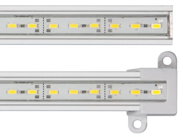 Niet buigbare ledstrip, hoge helderheid, 89cm, neutraal wit, 144 zeer heldere leds - Afbeelding 1