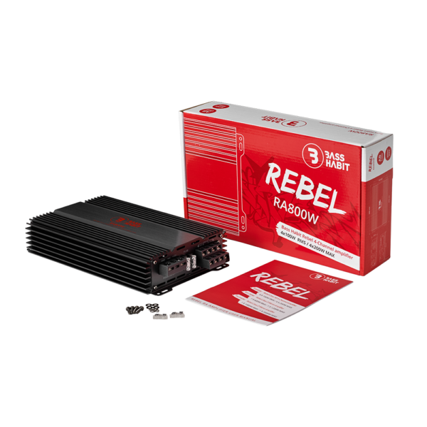 BASS HABIT REBEL 4ch amplifier - Afbeelding 2