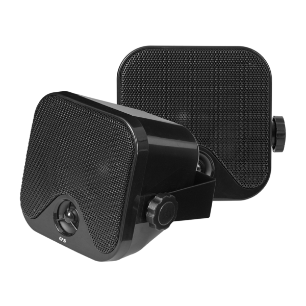 GAS MAD BK1-44 2-way box speaker - black, opbouwspeaker 10cm - Afbeelding 1