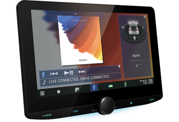 Kenwood DMX5623DABS - 10" HD Zwevend scherm - Draadloze carplay + Android Auto (incl dab antenne) - Afbeelding 1