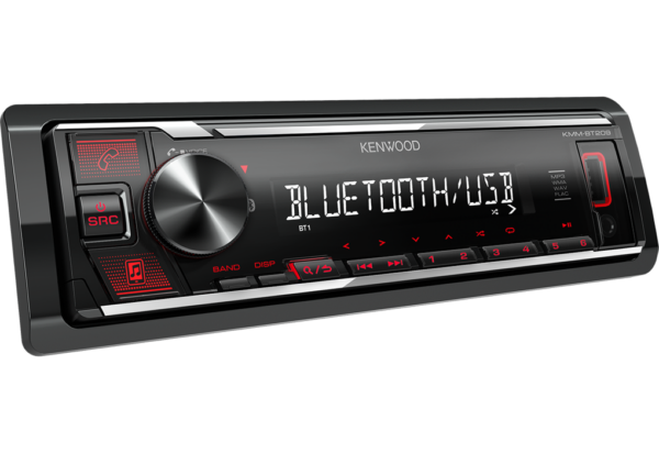 Kenwood KMM-BT209 Autoradio - USB/BT Rood - Afbeelding 2
