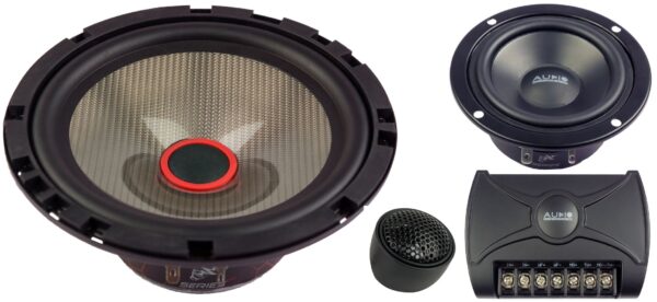 Carbon- Series 165mm 3-weg Composet 2x180/120 watt - Afbeelding 1