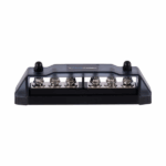 Distribution blok 3x red M8, 3x black M8