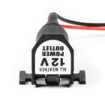 Sigaretten aansteker stekker doos 12 / 24V, met klep - Afbeelding 2