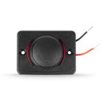 Vierkante waterdichte lader met rode LED-achtergrondverlichting, 2xUSB, 12/24V (64x48mm) - Afbeelding 2